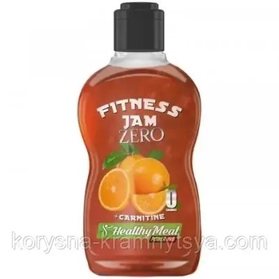 Топінг апельсиновий Fitness Jam Zero без цукру, 200 гр 1797642443 фото