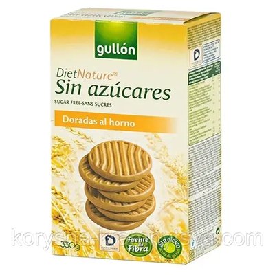 Печиво без цукру для сніданку Gullon, 330 г 4068960 фото