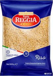 Макарони з твердих сортів пшениці у вигляді рисинок Pasta Reggia Riso, 500 г 1882732788 фото