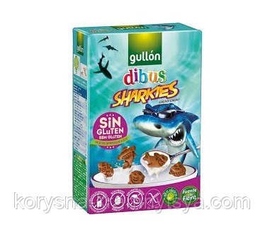 Печиво «Акули» без глютену/лактози Gullon, 250 гр 812721311501 фото