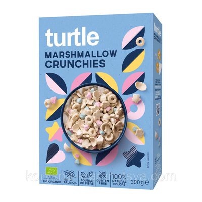 Сніданок сухий Маршмелоу кранчі органічний 300г, Turtle 1839770846 фото