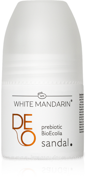 Натуральний дезодорант DEO САНДОЛ, 50 мл, TM WHITE MANDARIN 812721312199 фото