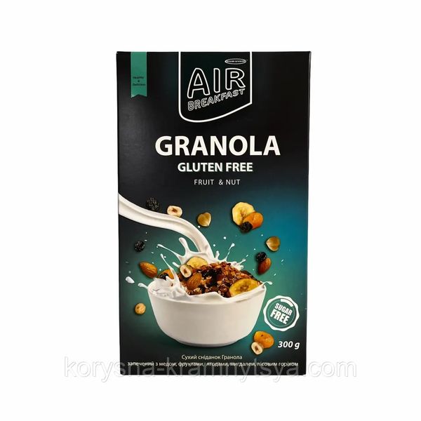 Гранола Fruit&Nut фруктово-горіхова, Healthy Generation 300 г 2236381574 фото