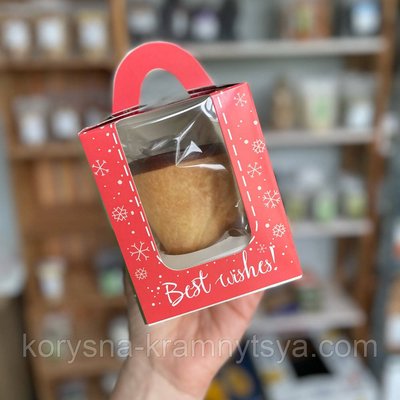 Печиво "Смачна чашка" у новорічній коробочці 1 штука 9780201479689 фото