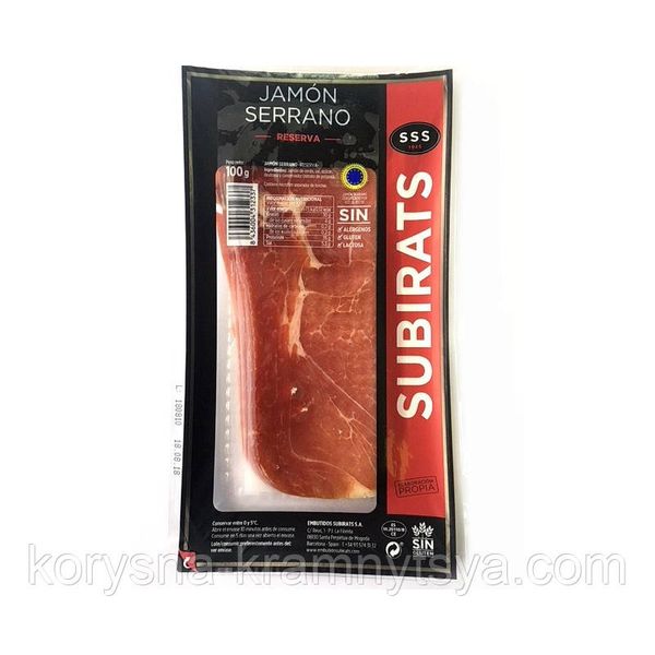 Хамон Subirats Jamon Serrano, 100 грн 812721231 фото